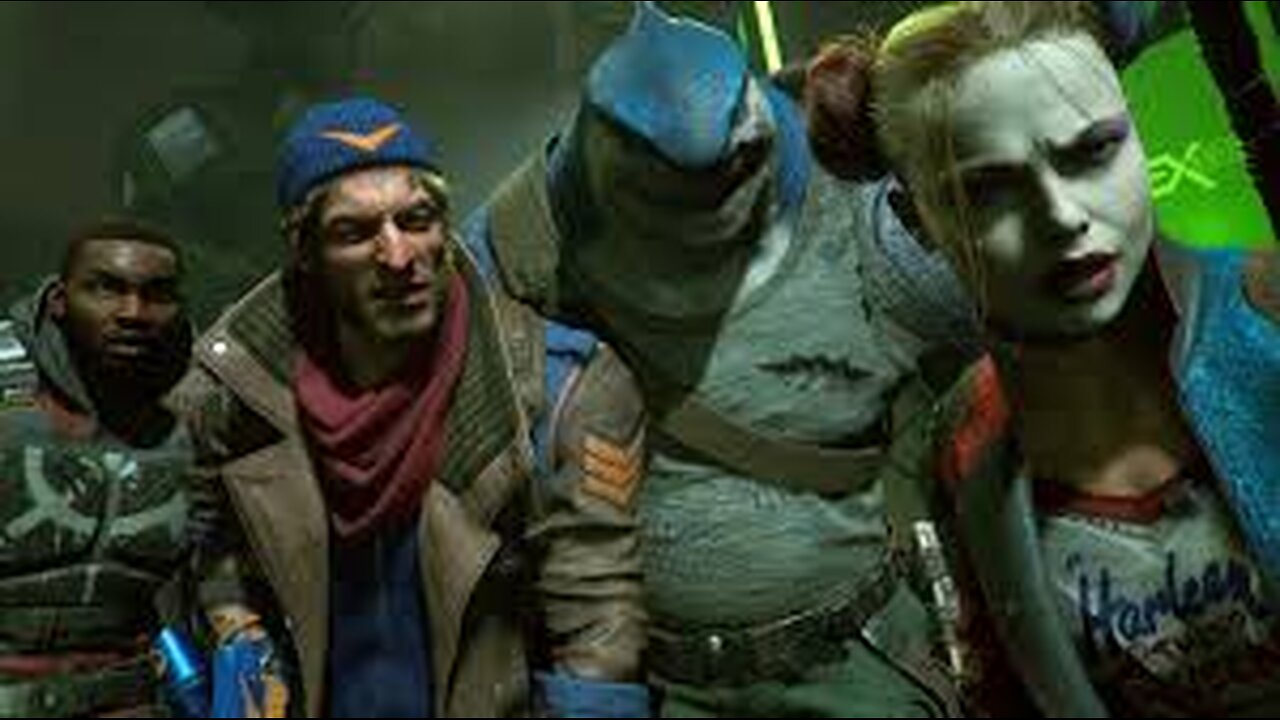 Playing an awesome game Suicide Squad for a bit on this Sunday!!!!