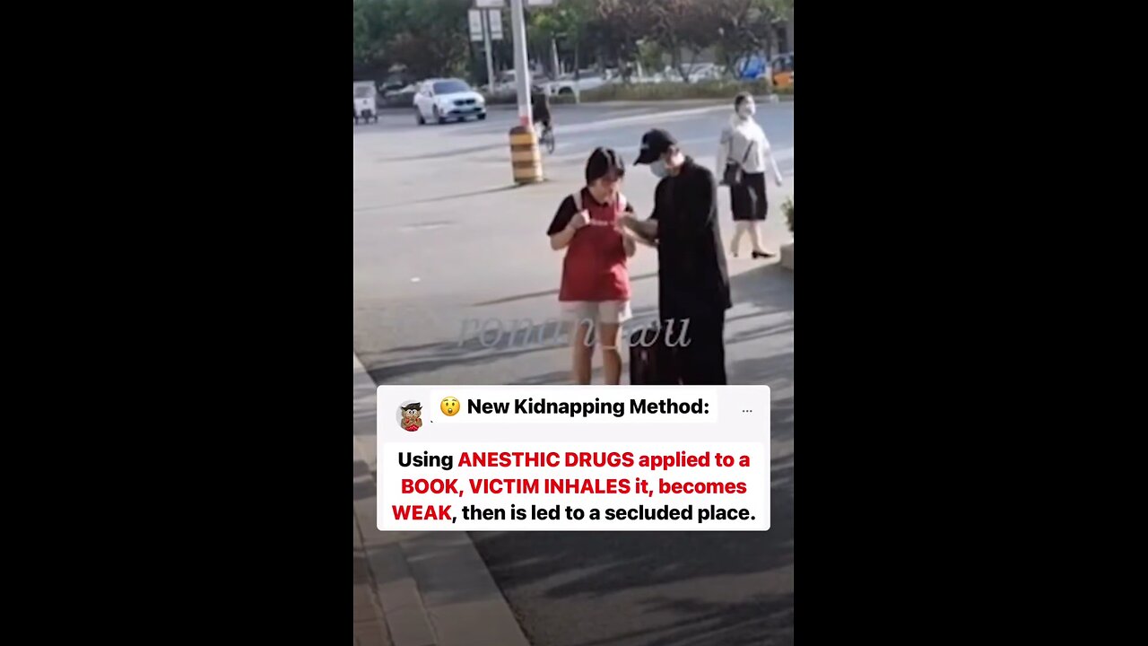 How Chinese traffickers kidnap you, they put a magazine in your face laced with drugs
