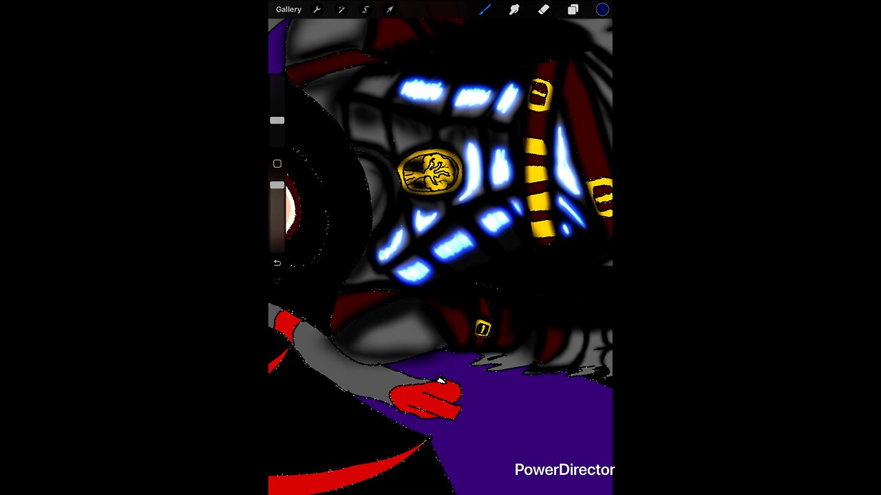 Drawing nuclear joestar and the black hand of Sauron