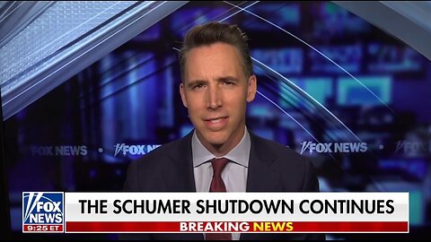 Sen Josh Hawley: We're At A Breaking Point!