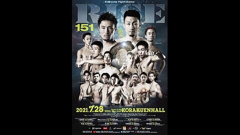 RISE 151 - Jul 28 2021 - Korakuen Hall, Tokyo