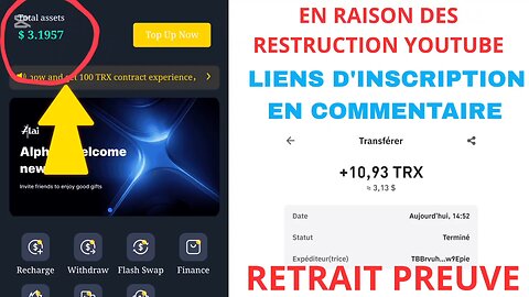comment gagner des tron TRX Gratuitement