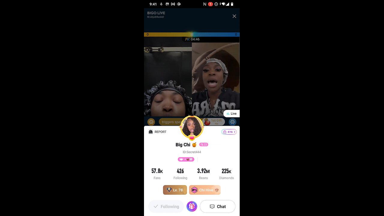 Aliyah The Doll & Chi Go At It On BIGO LIVE