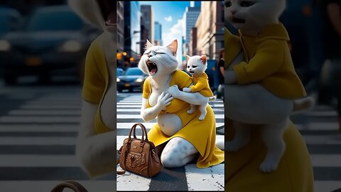 Pregnant Cat Mom's Life CHANGED by Hero Kitten!