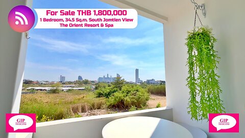 The Orient Resort & Spa, Jomtien, Thailand, THB 1,800,000, 1 Bedroom, For Sale