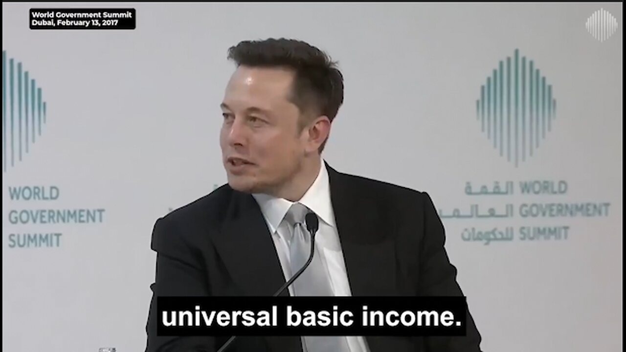 Elon Musk | "What to Do About Mass Unemployment? This Is Going to Be a Massive Social Challenge. Ultimately, We Will Have to Have Some Kind of Universal Basic Income...Fewer & Fewer Jobs That a Robot Cannot Do Better."