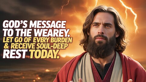 God's Message to the Weary: Let Go of Every Burden & Receive Soul-Deep Rest Today