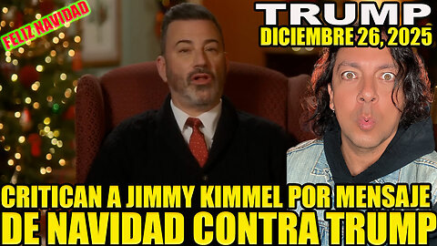 CRITICAN A JIMMY KIMMEL POR DAR MENSAJE DE NAVIDAD ENCONTRA DE TRUMP