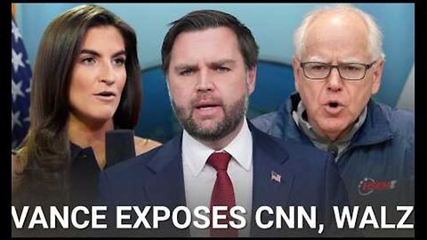 JD Vance tears Tim Walz and CNN to shreds in White House press conference