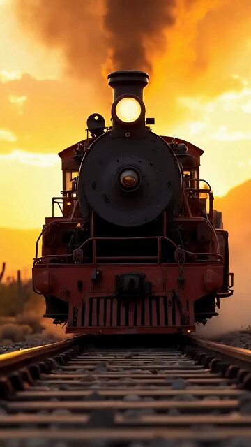 ✨🎶🚂AS THE COAL TRAIN RUMBLES THROUGH THE DESERT, THE HAUNTING MELODIES OF SPANISH GUITAR ECHO