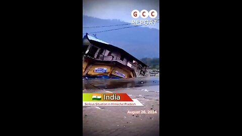 #India #HimachalPradesh #Flooding #Landslides #ClimateCrisis #weather #climate #destruction #anomaly
