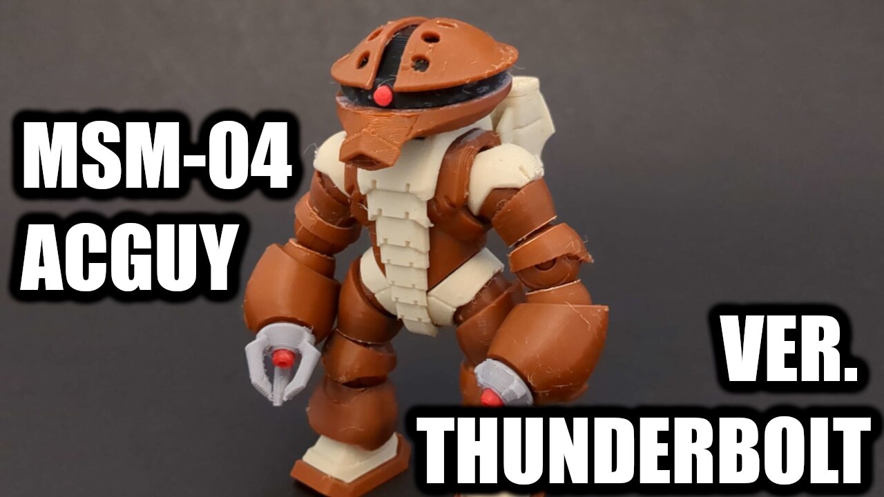 3D Printed Acguy Thunderbolt Version