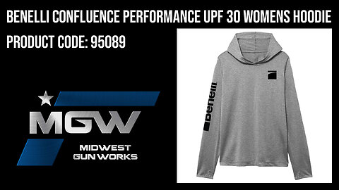 Benelli Confluence Performance UPF 30 Womens Hoodie - 95089