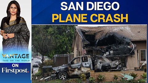 Small Plane Crashes into California Neighbourhood Killing 2 _ Vantage on Firstpost__ N18G