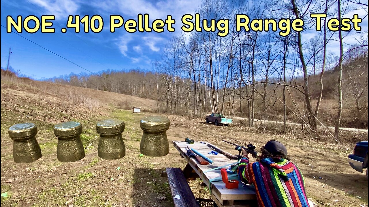 NOE .410 Pellet Slug Range Testing