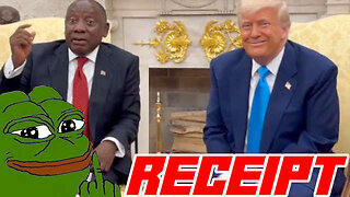 Trump Makes African President Watch Proof of Threats to White Farmers