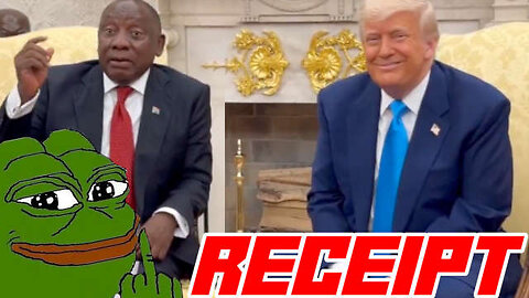 Trump Makes African President Watch Proof of Threats to White Farmers