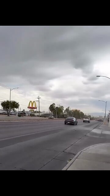 Scene Of A Wild Storm In Las Vegas Earlier This Week👀