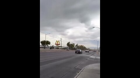 Scene Of A Wild Storm In Las Vegas Earlier This Week👀