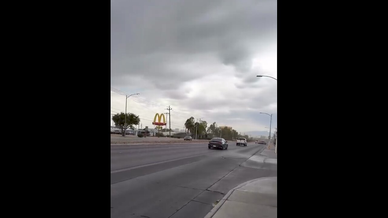 Scene Of A Wild Storm In Las Vegas Earlier This Week👀