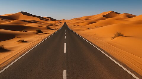 Sunset Over the Dunes – Desert Magic in Morocco"