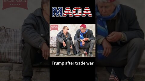 Trump after trade war with China #trump #donaldtrump #putin #ai #meme #russia #parody #comedy