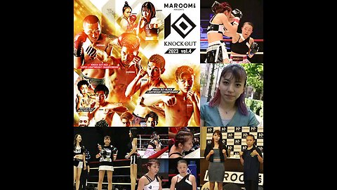 (日本語の音高練習)。Knock Out 2023 vol4. ぱんちゃん璃奈対チャッキールビ。