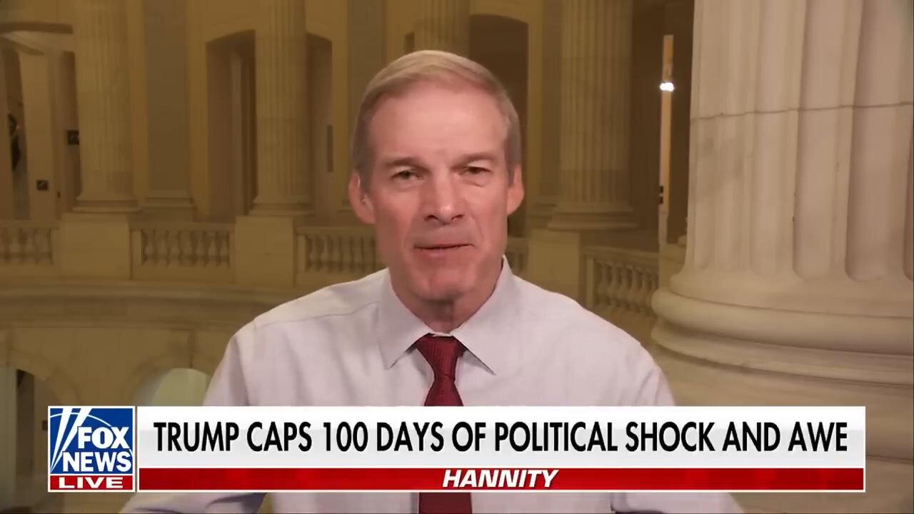 100 DAYS OF WINNING: Jim Jordan shares ‘biggest’ wins of Trump’s return to office