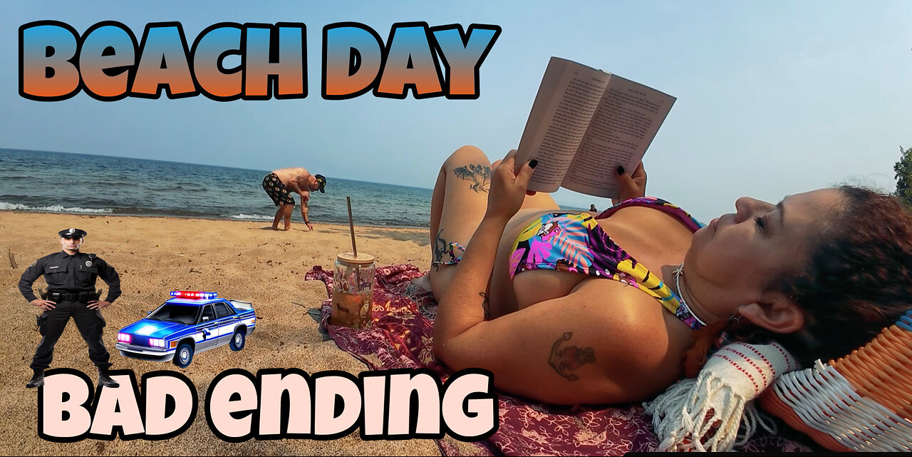 Finally some beach time and then we got the Knock. UHG!😩