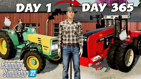 I Spent 1 Year Building A Chicken Farm From Scratch | Frontier | Timelapse | Farming Simulator 22