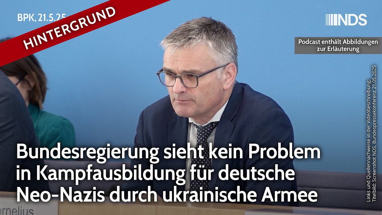 Regierung sieht kein Problem in Kampfausbildung deutscher Neo-Nazis durch ukrainische Armee | BPK HG