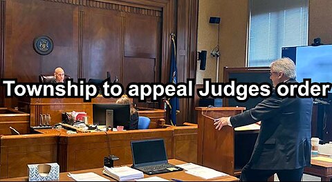 Township to appeal Judges order