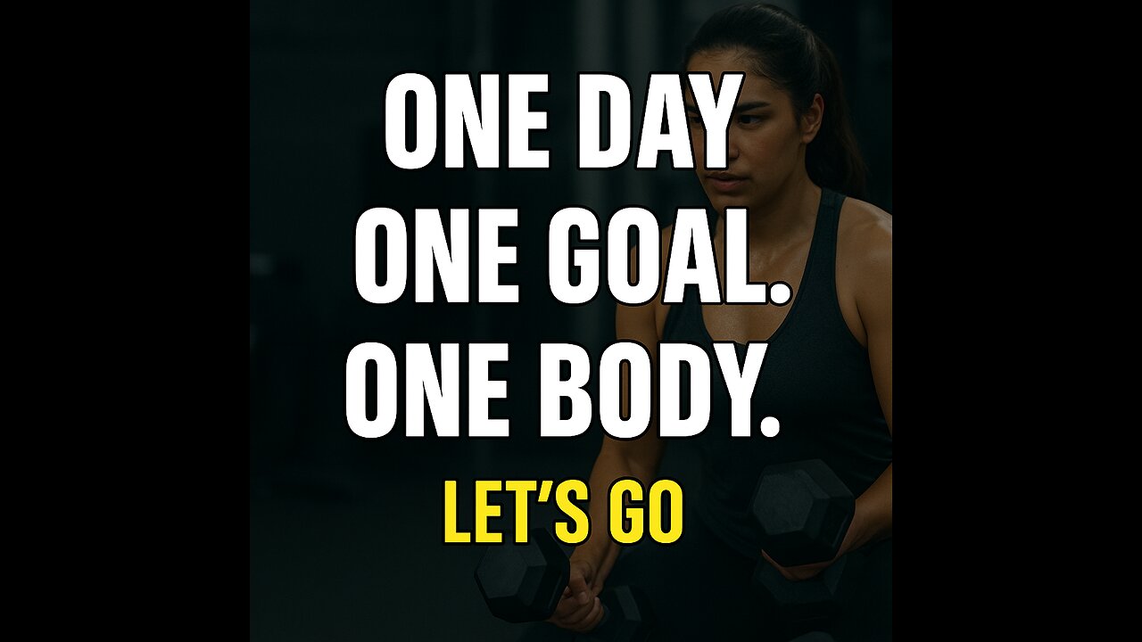 One Day. One Goal. One Body. Let’s Go.