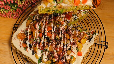 How to Make a Healthy Falafel Tart