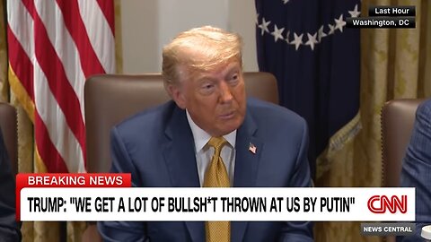 See moment Trump vents his anger about Putin during Cabinet meeting