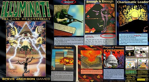🔲🔺The Illuminati Card Game (1994) ▪️ NWO; Predictive Programming; Satanism