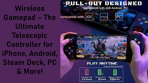 Fan review about this Wireless Gamepad | for iPhone/Android/Steam Deck/PC/Table Mobile Phone