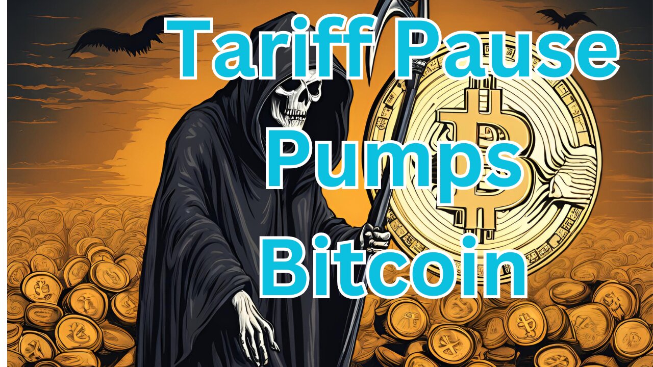 Tariff Pause Pumps Bitcoin #crypto #grt #xrp #algo #ankr #btc
