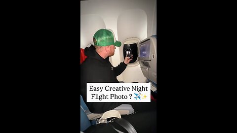 IG: nordic_scott 📸 // Easy Creative Night Flight Photo ? ✈️