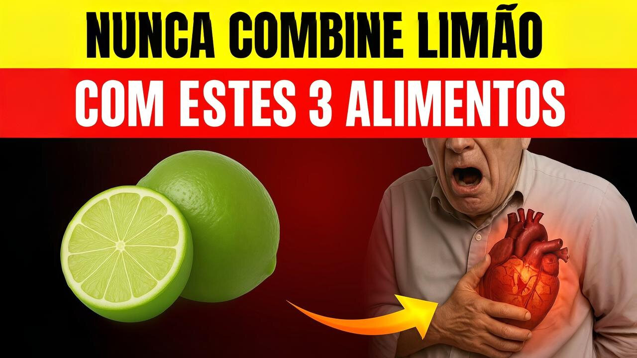 Ela quase MORREU tomando água com limão - 5 COMBINAÇÕES PROIBIDAS após os 60