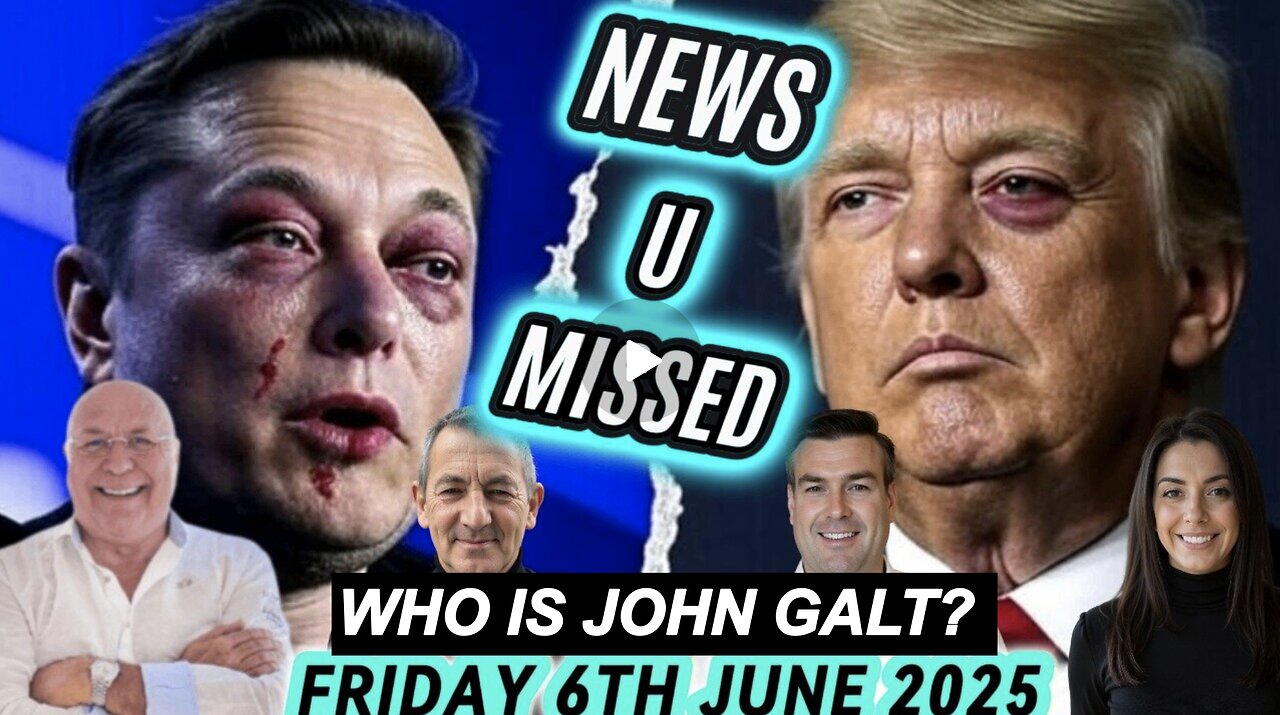 CHARLIE WARD DAILY NEWS- THE TRUMP/ MUSK FEUD. FRENCH SPIES COMMITTING SUICIDE. WHO IS John Galt?.