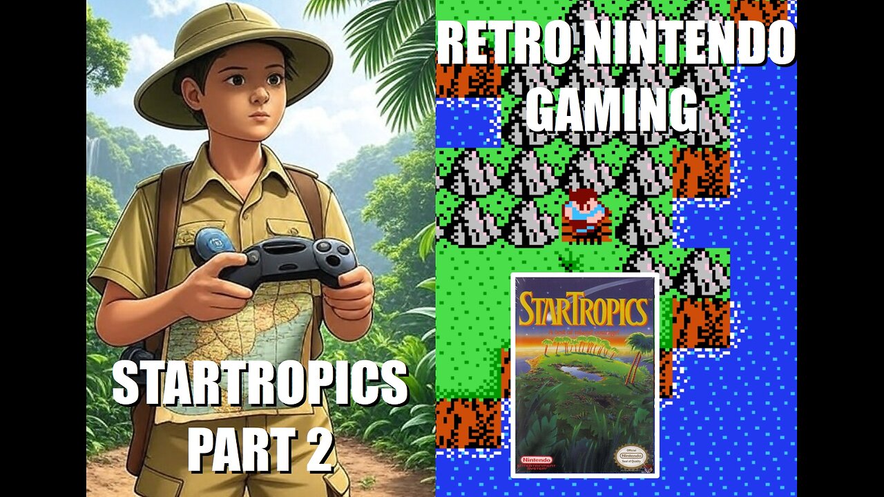 StarTropics part 2: Explore the Wild Tropics with BrightGaming playing a classic NES Nintendo game