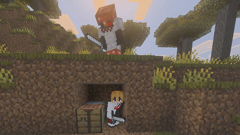 Minecraft Survivor vs Hunter (Bedrock)