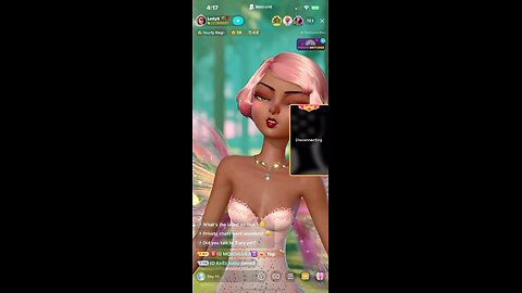 LadyBee is being messy