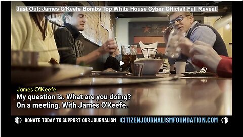 "James O'Keefe Exposes Top White House Cyber Official in Latest Revelation!"