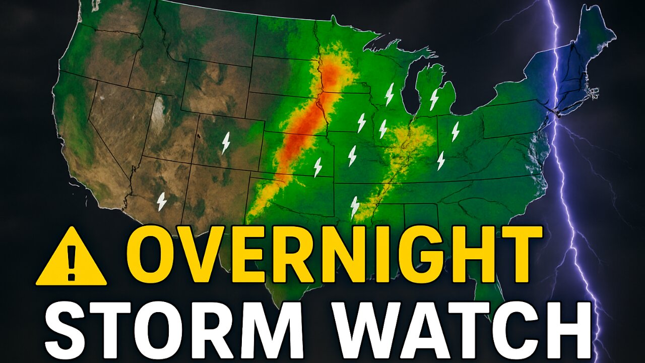 ⚠️ Overnight U.S. Weather Radar LIVE | Severe Alerts Now