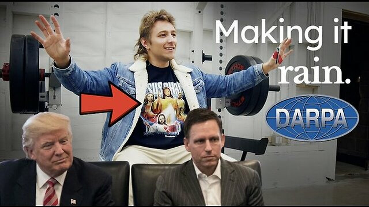 A TEXAS SCAPE6OAT FOR A 6OVERNMENT'S 6ENOCIDE! RA!NMAKER TAKES THE BLAME FOR DARPA'S OPERATION!