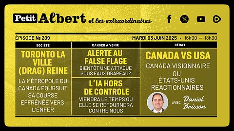 Petit Albert et les extraordinaires Épisode #209 - Avec Daniel Brisson