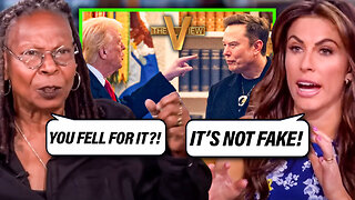 Watch View Hosts FACE OFF Over Trump Elon Spat