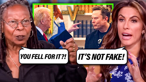 Watch View Hosts FACE OFF Over Trump Elon Spat